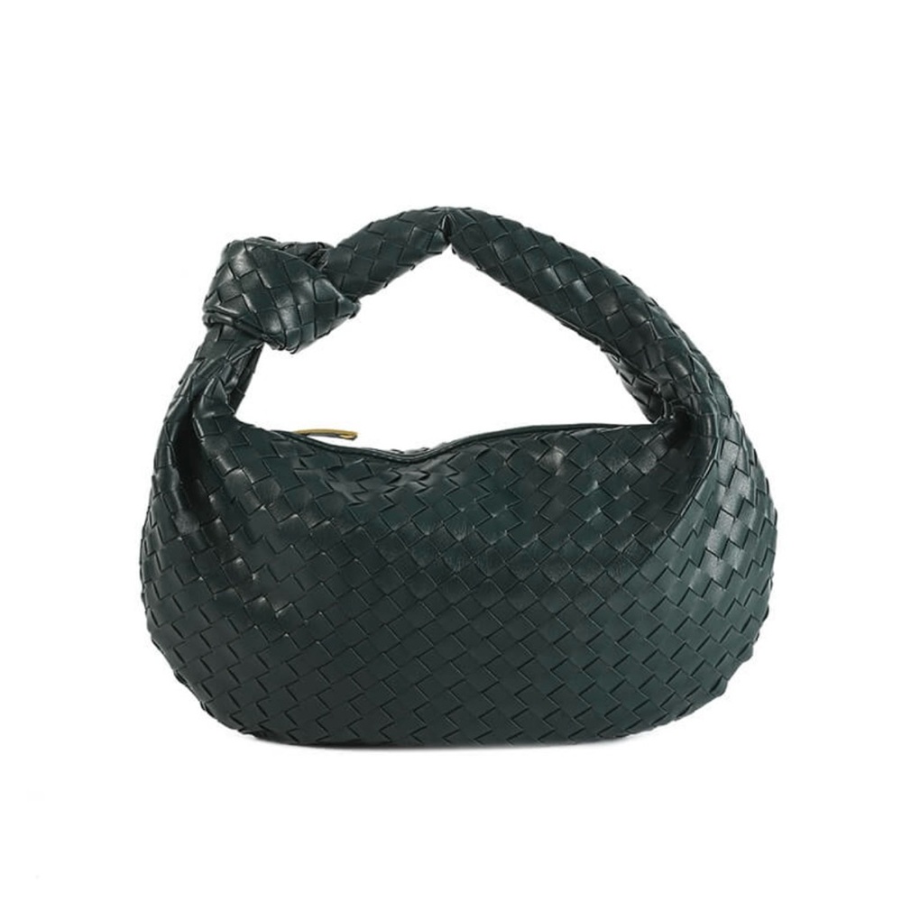 Dark Green Woven Bag